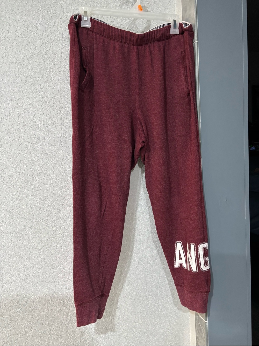 Victoria's Secret Maroon Track Joggers